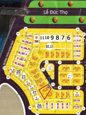 bán đất tại harbour ville, phan bá vành, nại hiên đông, sơn trà, đà nẵng, 18,5 tỷ, 316.7m2