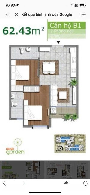chính chủ bán căn hộ an gia garden, 63m2,2 pn, giá 3.4 tỷ. lh phát