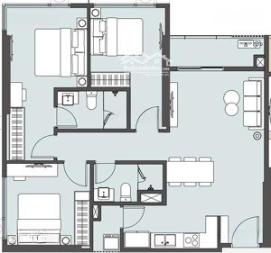 3pn - 2wc đẹp nhất dự án lake side