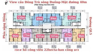 ksc bán căn hộ 2pn diện tích 77m2 tại khai sơn city trung tâm long biên kết nối phố cổ chỉ 10p