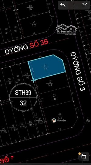 bán lô góc đường số 3 và 3b khu đô thị hà quang 2
diện tích 181m2 ( 10.5m x 18m ).