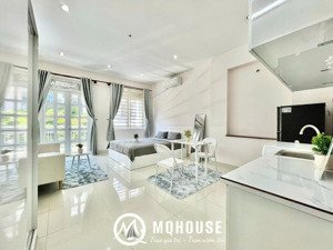 cho thuê căn hộ full nội thất ban công 40m2 có máy giặt riêng gần công viên hoàng văn thụ tân bình
