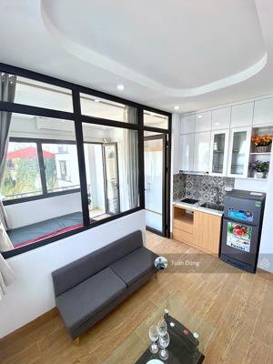 tòa chdv phố thái thịnh, 85m2*8 tầng, 21 căn hộ đủ đồ, dòng tiền cao 120 triệu/tháng, ba mặt thoáng