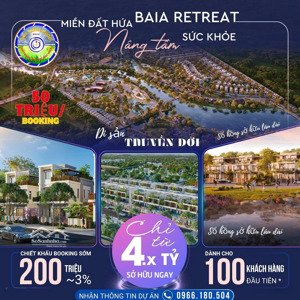 baia retreat hội vân phù cát gia lai là sản phẩm khác biệt, độc bản tại miền trung