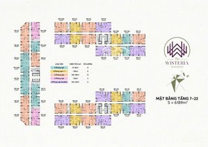 bán cc the wisteria, 73m2, 4,9 tỷ, 2pn, 2wc, đông nam, tây bắc, hoài đức, hn