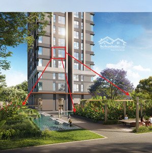 phá đảo thị trường căn 2pn view thác nước & công viên - ban công đông nam siêu mát