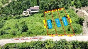 lộc nam- bảo lâm 150m2 sẵn 80m2 thổ cư có 3 lô liền kề mặt tiền nhựa cách qlo 55 1.2km chỉ 4xxtr