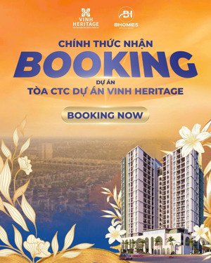 chính thức nhận booking cao tầng vinh heritage