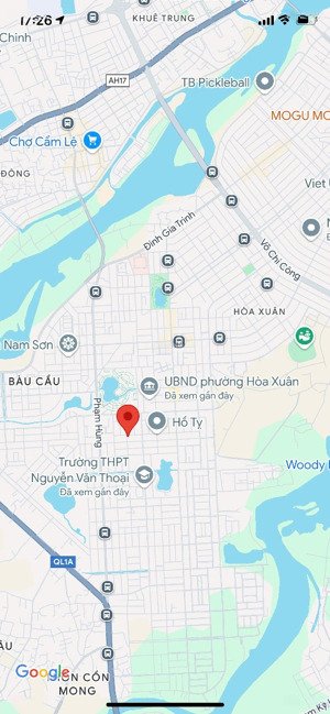 bán lô góc 2 mt đất đường huỳnh xuân nhị - hoà xuân - cẩm lệ. ngay trường học, giá 7 tỷ 3 tl