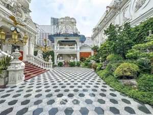 biệt thự siêu cấp 3500m² đường trần văn kiểu, p10, quận 6, giá 300 tỷ, full nội thất tây á đông
