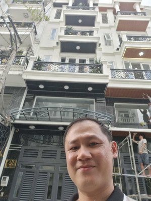 siêu phẩm nhà khu vip ngay phan huy ích- 5 tầng - dt : 62m2 - hẻm 8m có lề - chỉ 7.55 tỷ tl