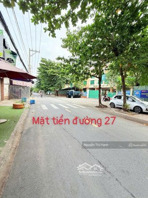 bán 4 lô đất f0 đường số 27, khu bên sông, phường hiệp bình chánh, thành phố thủ đức