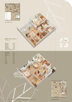 duplex 303m2. thiết kế 4pn căn góc tầng trung thoáng, tại toà d mandarin - hoàng minh giám, giá tốt