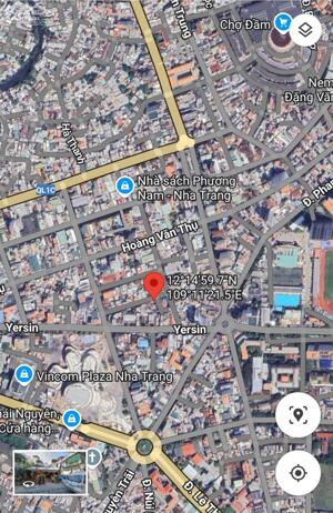 Cho thuê đất đường Trần Quốc Toản, Nha Trang. 443m2 ngang 16,72m. Giá 30tr/th