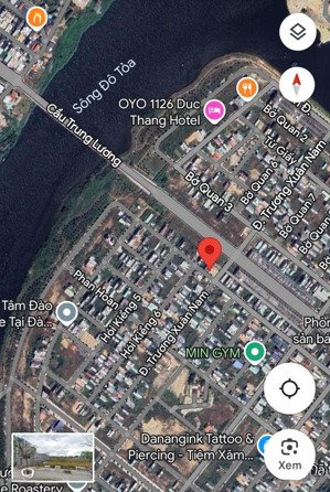 nam hoà xuân đường phan huỳnh điểu gần cầu trung lương b2.63 lô 3x sạch giá 5tỷ35. lh: 