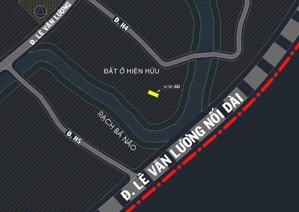 cần bán đất hẻm 1959 lê văn lương, nhơn đức. giá 2.95tỷ