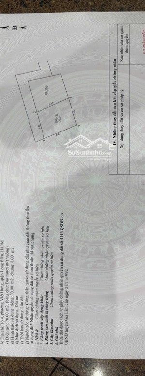 bán lô đôi long biên 144m2 đã tách 2 sổ 70 và 74m2, vị trí đẹp, gần công viên, 152tr/m2