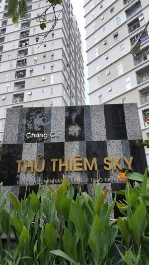 cho thuê căn hộ thủ thiêm sky 188 nguyễn văn hưởng, thảo điền, quận 2 2pn, 12.5 triệu
