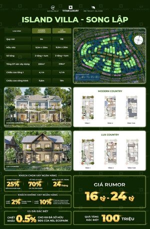 bán bt tại eco retreat long an, 16 tỷ vnd, 190 m2, 3pn, 4wc