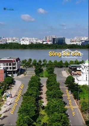 bán đất biệt thự dự án huy hoàng.p.thạnh mỹ lợi.quận 2. gần sông sài gòn.dt 15x18m.giá 200 tr/m2.