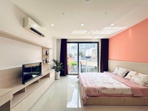 căn studio, ban công, gần ngoại thương, gtvt, hutech, hồng bàng, uef, full nội thất, an ninh