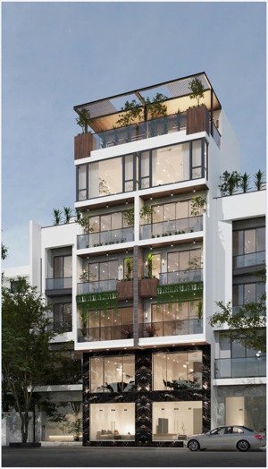 nhà 52m2 x 7 tầng thang máy cổ linh đối diện aeon oto vào nhà full nội thất. giá 16,8 tỷ