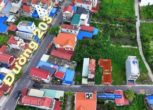 bán lô đất mặt đường trải nhựa 102m2 tại lâm động thuộc phường thiên hương mới giá 3tỷ450