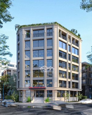 toà building trần thái tông dt 175m2x8t, 1 hầm, mt 8,5m, vỉa hè rộng, ô tô, pccc, gpxd, hoàn công