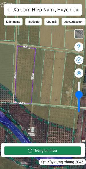 Đất sào Cam Hiệp Nam khu quy hoạch giữ lại, tổng 5 sào là lô góc 2 mặt đường giá tốt bán nhanh