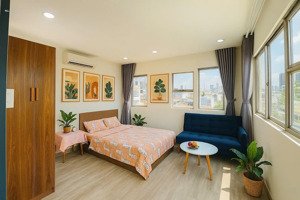 cho thuê căn 1pn, full nội thất, view cực chill, 50m2 giá rẻ, kế aeon tân phú
