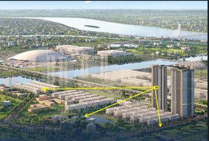 2 ngủ tầng 30, 2wc, masteri - vinhomes cổ loa view sông, biệt thự, giá dự kiến 5,64 tỷ ký cđt