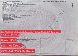 Bán Nhà Mặt Tiền Đường Đồng Trí 6, Phường Hòa Khánh Nam, Quận Liên Chiểu, Đà Nẵng