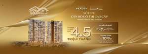 thanh toán chỉ 4,5tr/ tháng, ưu đãi lãi suất 5% trong 5 năm, thanh toán 10% cho đến khi nhận nhà