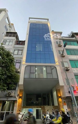 chính chủ bán gấp tòa building 75m2 phố nghĩa tân, 9 tầng thông sàn, vỉa hè, hầm ô tô giá 36,6 tỷ