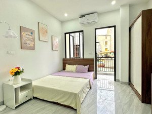 cho thuê studio ban công đầy đủ nội thất ngay phạm văn đồng, ngoại giao đoàn