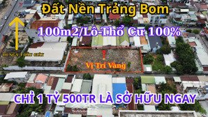 bán đất 100m2/lô tại thị trấn trảng bom, 1,5 tỷ giá ưu đãi!