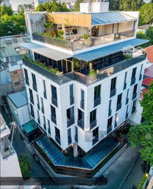 tòa nhà chdv - góc 2 mặt tiền nguyễn thị minh khai - 13x16m - hầm 6 tầng - hđt: 250tr - giá 45 tỷ