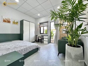 chdv full nội thất 1pn ban công, cửa sổ mới 100% ngay khu bàu cát, có máy giặt riêng