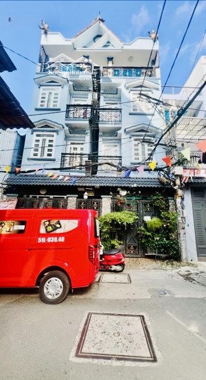 bán chdv 5tầng 24 phòng, cho thuê 80tr/th, 8,6x 23m, hẻm ô tô sát mt thống nhất p16 gò vấp 24tỷ tl