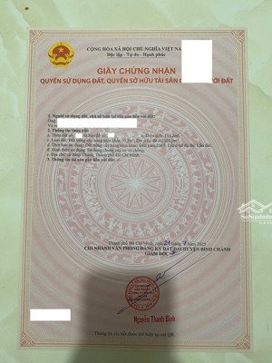 bán đất mặt tiền đường năm nho diện tích: 153m², giá bán: 3,8 tỷ