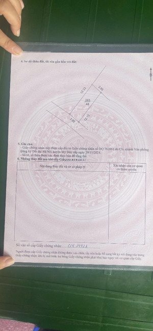 920 triệu, 48m hợp tiến, mỹ đức, hà nội. ô tô tải vào đất, ngay trường, chợ, ủy ban