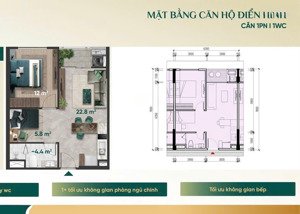 view triệu đô giá 2,2 tỷ căn hộ đẹp nhất phân khúc 1pn the emerald 68 đang giao bán