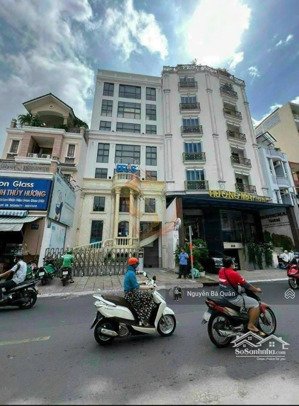 tòa nhà hầm + 8 tầng (1378m2) mặt tiền nguyễn phúc nguyên ngay vòng xoay dân chủ, p.11, quận 3