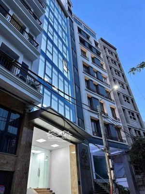 giảm 2 tỷ bán tòa văn phòng 123m2 1 hầm 9 tầng trung tâm hà đông, đường phân lô
