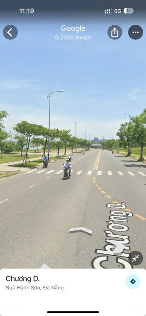 cho thuê lô đất đường chương dương, view sông 1800 m2