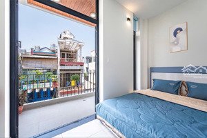 cho thuê căn studio full nội thất ban công máy giặt riêng ngay khu cư xá bắc hải