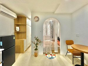 cho thuê studio 30m2 full nội thất tách phòng ngủ ngay đào duy từ phú nhuận l/h 