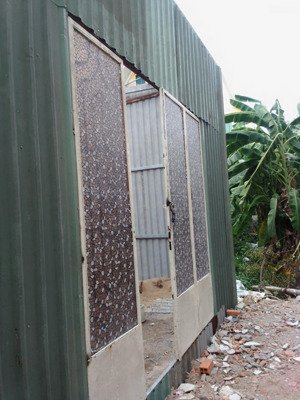 bán đất có nhà tiền chế 75m2 hẻm đường lê cơ