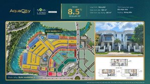 nhà phố 8x20 aqua city - gần công viên, bờ sông - giá tốt cho an cư