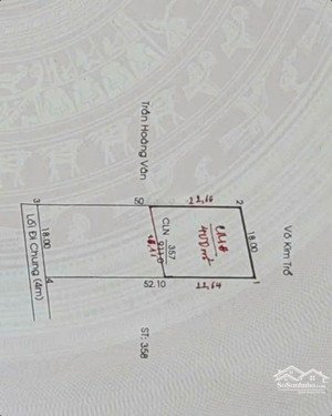 cần bán đất gần 1000m2 trung tâm thủ dầu một giá chỉ 16tr/m2